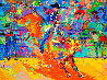 Adriano, World Champion Bull Rider on Little Yellow Jacket 2007 Limited Edition Print by LeRoy Neiman - 0