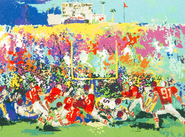 Buckeye Scoreboard Limited Edition Print - LeRoy Neiman Buckeye Scoreboard Limited Edition Print - LeRoy Neiman