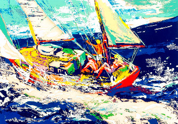 North Sea Sailing Limited Edition Print - LeRoy Neiman North Sea Sailing Limited Edition Print - LeRoy Neiman