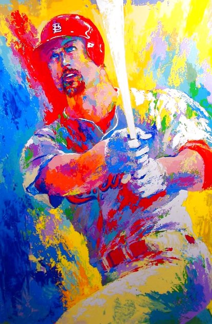 Mark McGwire 1999 HS by Matk - Baseball Limited Edition Print by LeRoy Neiman