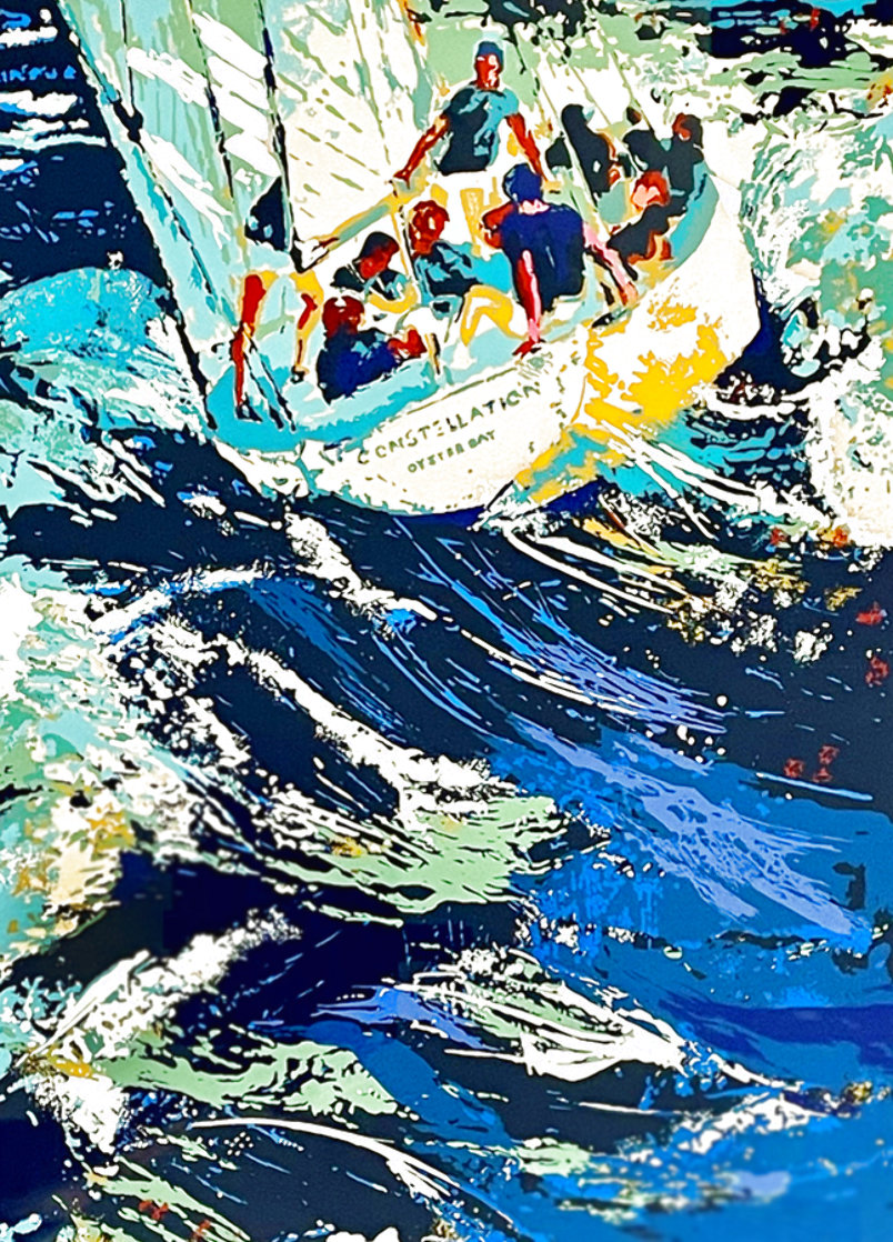 12 Meter Yacht Race AP 1973 (Constellation) Limited Edition Print by LeRoy Neiman