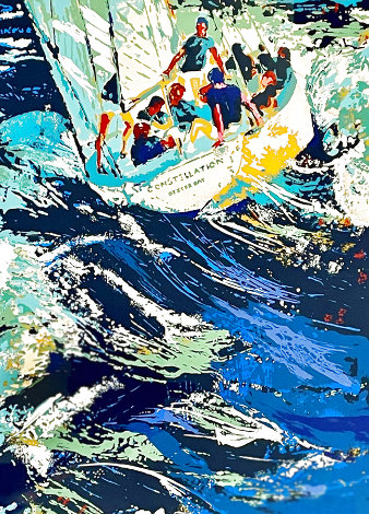 12 Meter Yacht Race AP 1973 (Constellation) Limited Edition Print - LeRoy Neiman