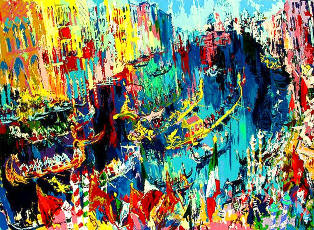 Regatta of the Gondoliers 1978 - Venice, Italy Limited Edition Print by LeRoy Neiman