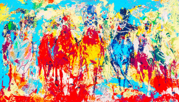 Stretch Stampede 1979 Limited Edition Print - LeRoy Neiman