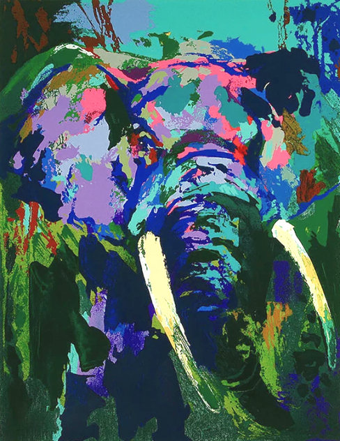 Portrait of the Elephant 2003 Limited Edition Print by LeRoy Neiman