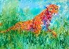 Prowling Leopard 2003 Edition 225/425 Made by the Hands of the Artist.<br /><br /> Limited Edition Print by LeRoy Neiman - 1