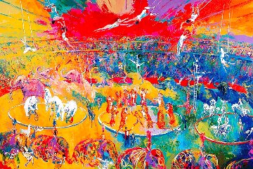 Circus 2001 Super Huge Limited Edition Print - LeRoy Neiman Circus 2001 Super Huge Limited Edition Print - LeRoy Neiman