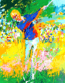 Tee Shot 1972 Limited Edition Print - LeRoy Neiman Tee Shot 1972 Limited Edition Print - LeRoy Neiman