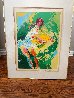 Backhand (Chris Evert)  AP 1974 Limited Edition Print by LeRoy Neiman - 1