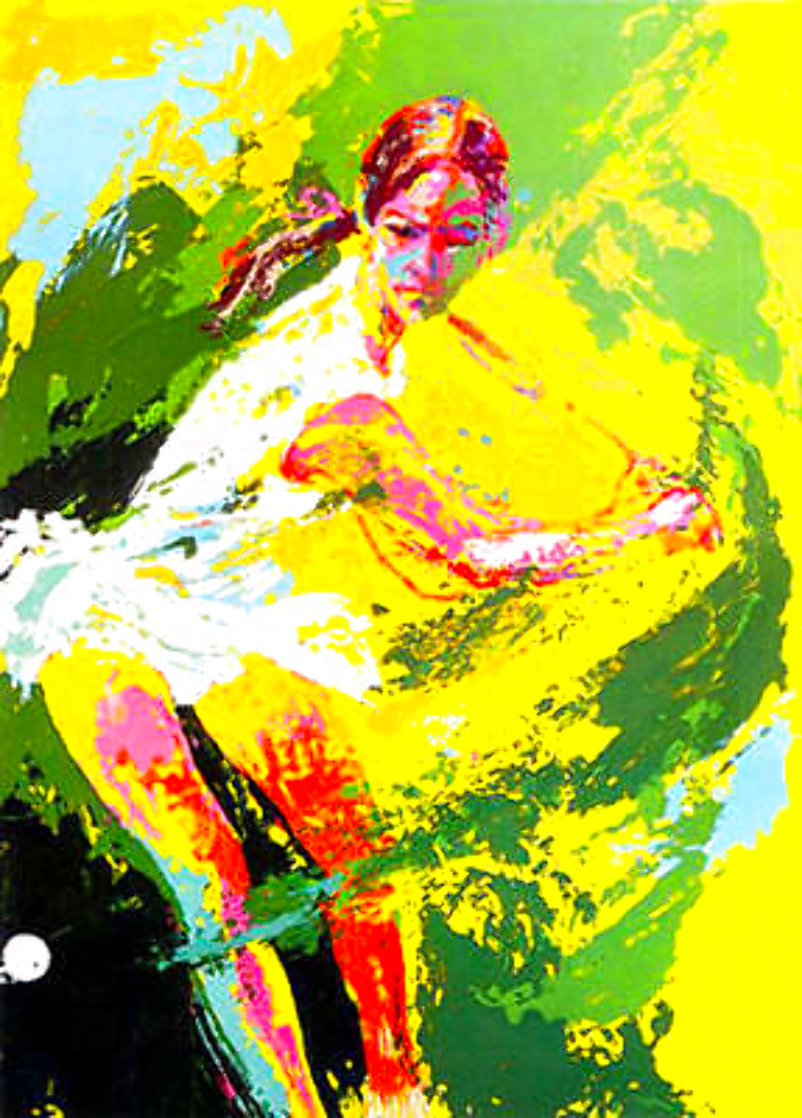 Backhand (Chris Evert)  AP 1974   Limited Edition Print by LeRoy Neiman