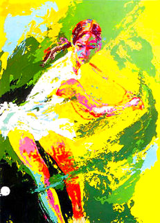 Backhand (Chris Evert) AP 1974 Limited Edition Print - LeRoy Neiman Backhand (Chris Evert) AP 1974 Limited Edition Print - LeRoy Neiman
