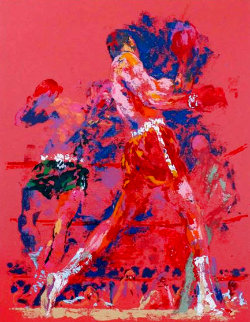 Red Boxers 1973 Limited Edition Print - LeRoy Neiman Red Boxers 1973 Limited Edition Print - LeRoy Neiman