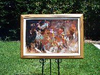 Jazz Players 1961 29x41 Huge Original Painting by LeRoy Neiman - 1 Jazz Players 1961 29x41 Huge Original Painting by LeRoy Neiman - 1
