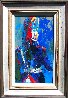French Honor Guard 1961 25x17 Original Painting by LeRoy Neiman - 1
