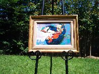 Jascha Heifetz 1967 13x17 Original Painting by LeRoy Neiman - 1 Jascha Heifetz 1967 13x17 Original Painting by LeRoy Neiman - 1