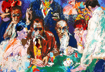 Vegas Blackjack 1988 Limited Edition Print - LeRoy Neiman Vegas Blackjack 1988 Limited Edition Print - LeRoy Neiman