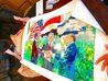 Egyptian Israeli Peace Treaty 1980 HS Carter Limited Edition Print by LeRoy Neiman - 2