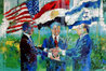 Egyptian Israeli Peace Treaty 1980 HS Carter Limited Edition Print by LeRoy Neiman - 0