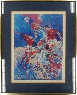 Soccer is a Kick in the Grass Poster 1975 Limited Edition Print by LeRoy Neiman - 1