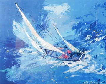 Sailing 1999 HS Limited Edition Print - LeRoy Neiman Sailing 1999 HS Limited Edition Print - LeRoy Neiman