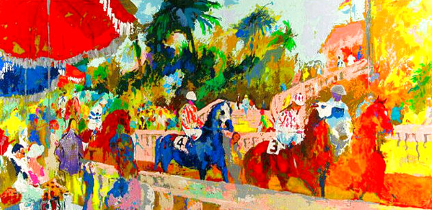 Leaving the Paddock 2008 Limited Edition Print by LeRoy Neiman