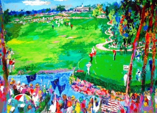 Ryder Cup - Valhalla 2008 - Golf Limited Edition Print by LeRoy Neiman