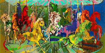 Carousel 2006 Limited Edition Print - LeRoy Neiman Carousel 2006 Limited Edition Print - LeRoy Neiman