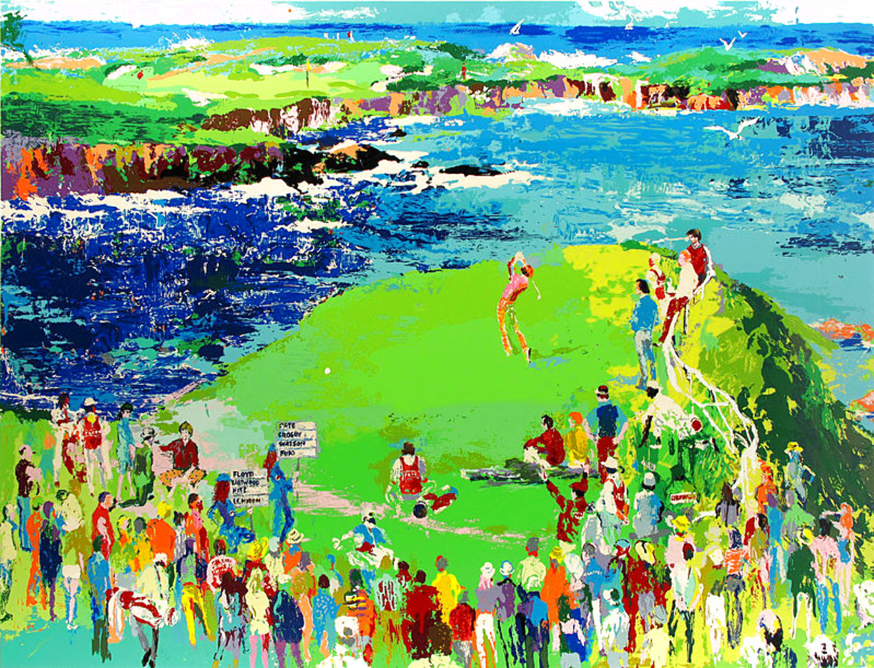 16th At Cypress 1982 Limited Edition Print by LeRoy Neiman 16th At Cypress 1982 Limited Edition Print by LeRoy Neiman
