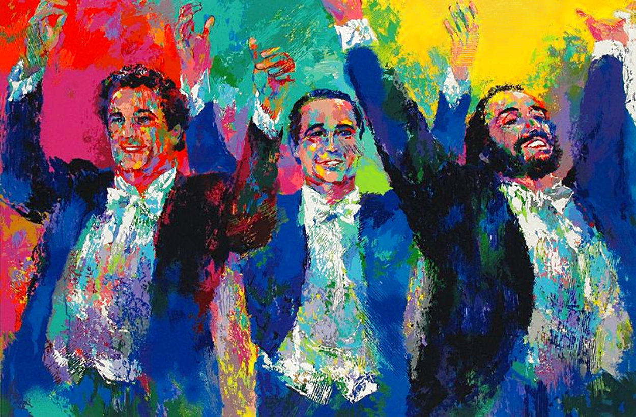 Three Tenors 1996 Limited Edition Print by LeRoy Neiman