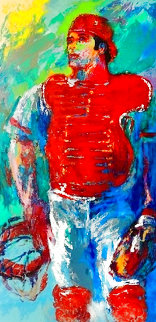 Catcher - Johnny Bench 1989 HS by Johnny Limited Edition Print - LeRoy Neiman