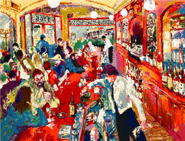Buena Vista Bar 1986 Limited Edition Print - LeRoy Neiman Buena Vista Bar 1986 Limited Edition Print - LeRoy Neiman