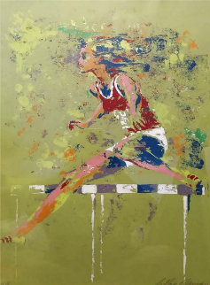 Olympic Hurdler AP 1972 Limited Edition Print - LeRoy Neiman Olympic Hurdler AP 1972 Limited Edition Print - LeRoy Neiman