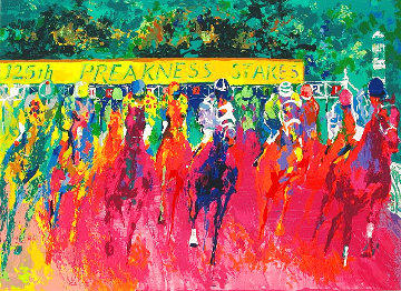 125th Preakness Stakes 2000 Limited Edition Print - LeRoy Neiman