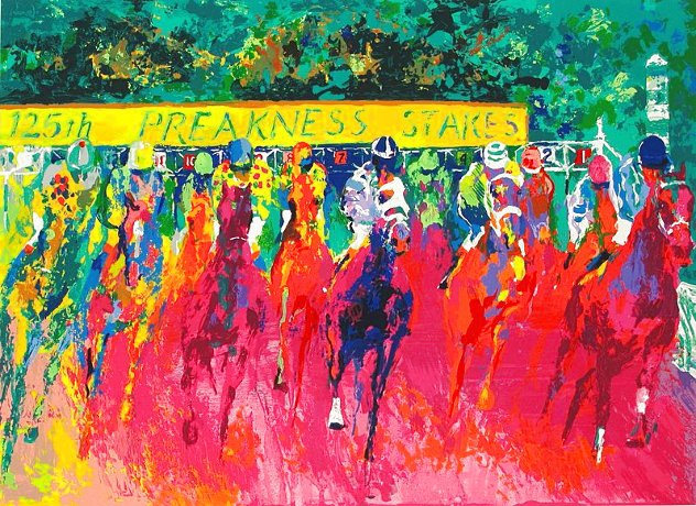 125th Preakness Stakes 2000 Limited Edition Print by LeRoy Neiman