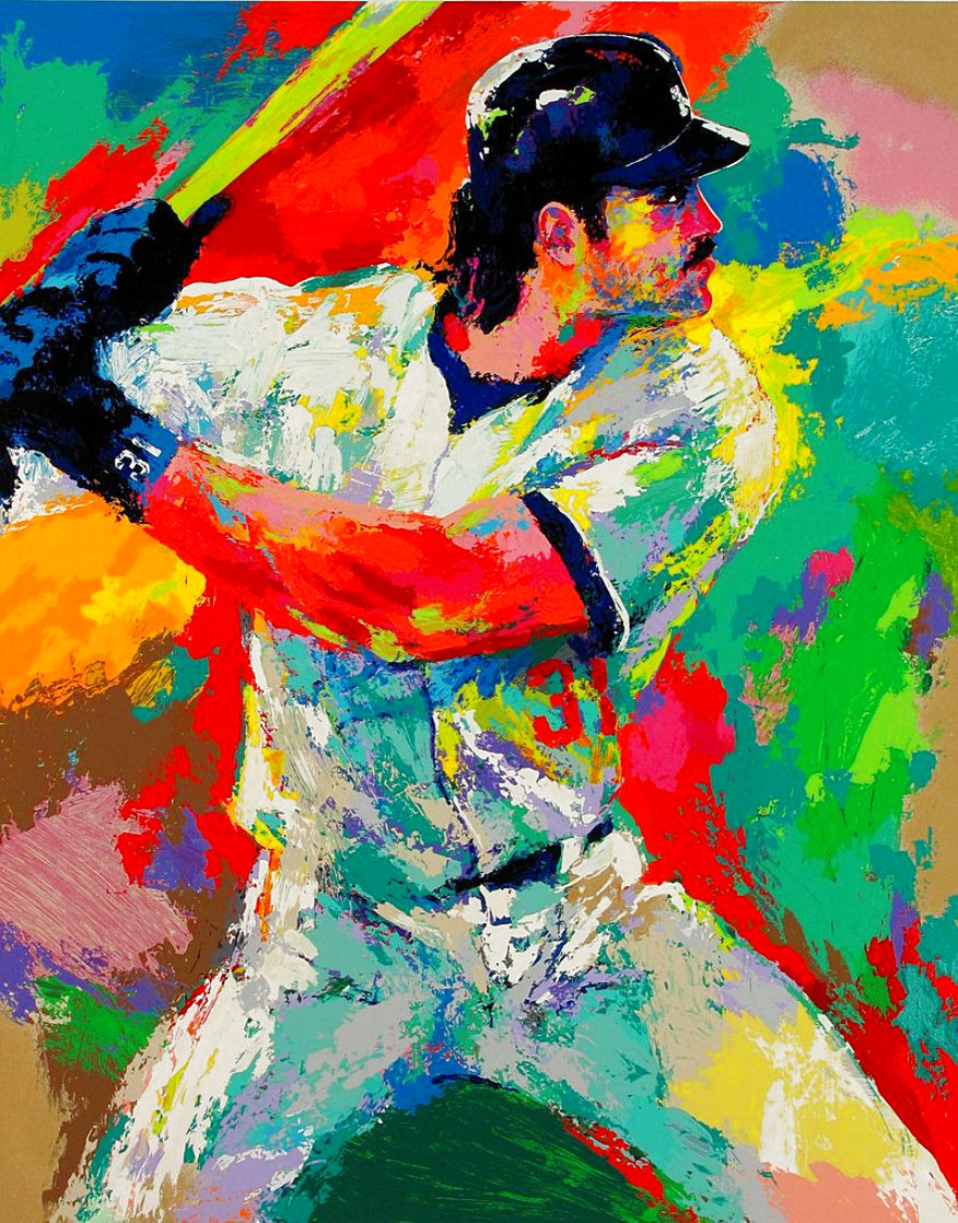 Mike Piazza 2000 HS by Player Limited Edition Print by LeRoy Neiman