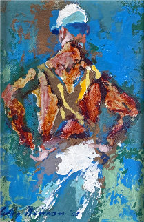 Willie Shoemaker 1958 19x17 Original Painting - LeRoy Neiman