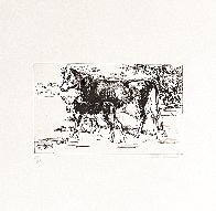 Bovine Family 1980 Limited Edition Print by LeRoy Neiman - 1