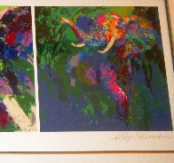 Elephant Triptych 2002 Limited Edition Print by LeRoy Neiman - 3