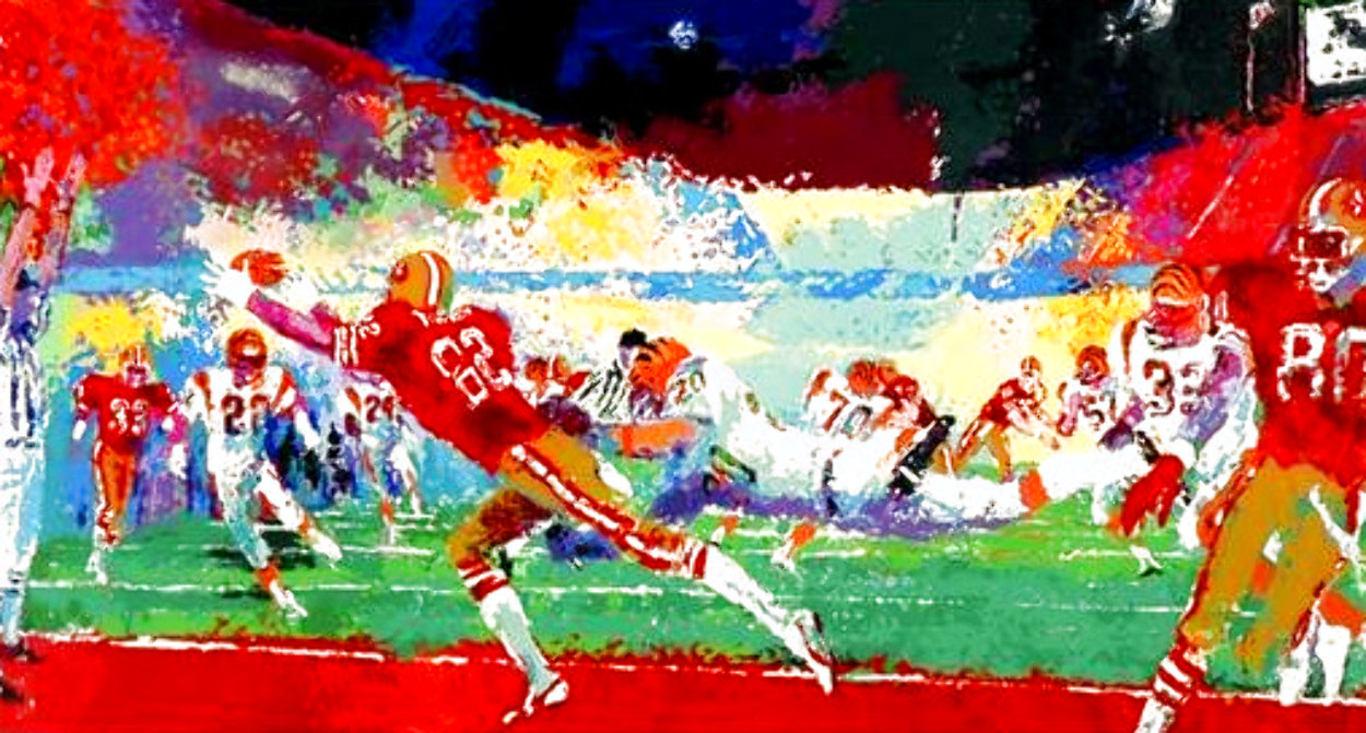 Super Play 1989 32x48 Huge Limited Edition Print by LeRoy Neiman