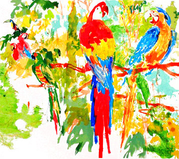 Birds of Paradise 2005 Limited Edition Print - LeRoy Neiman