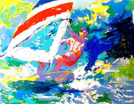 Windsurfing Limited Edition Print - LeRoy Neiman