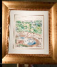 Rice vs. Texas A and M Watercolor 1966 29x27 Watercolor by LeRoy Neiman - 1