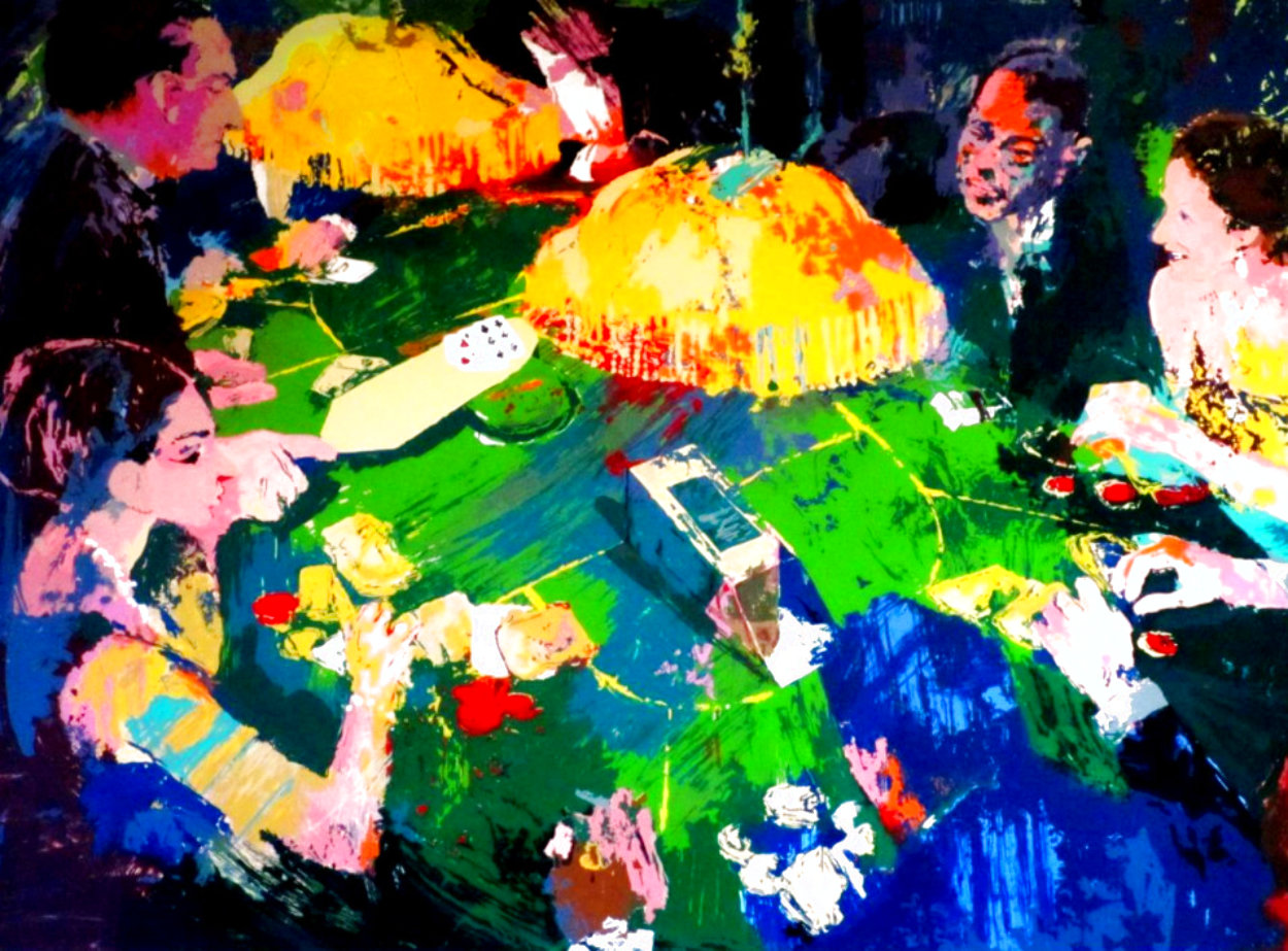 Chemin De Fer 1992 Limited Edition Print by LeRoy Neiman Chemin De Fer 1992 Limited Edition Print by LeRoy Neiman
