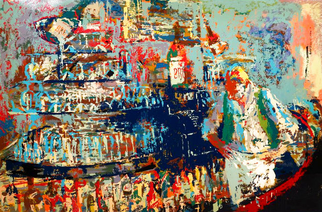Mixologist 1990 - Chicago, Ill. Limited Edition Print by LeRoy Neiman