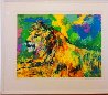 Resting Lion 2008 - Huge Limited Edition Print by LeRoy Neiman - 1