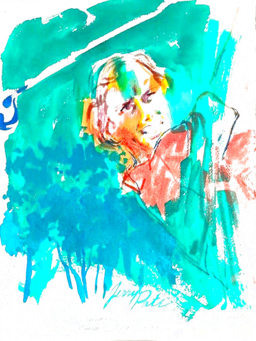 Jerry Pate Watercolor 1976 16x12 Watercolor by LeRoy Neiman