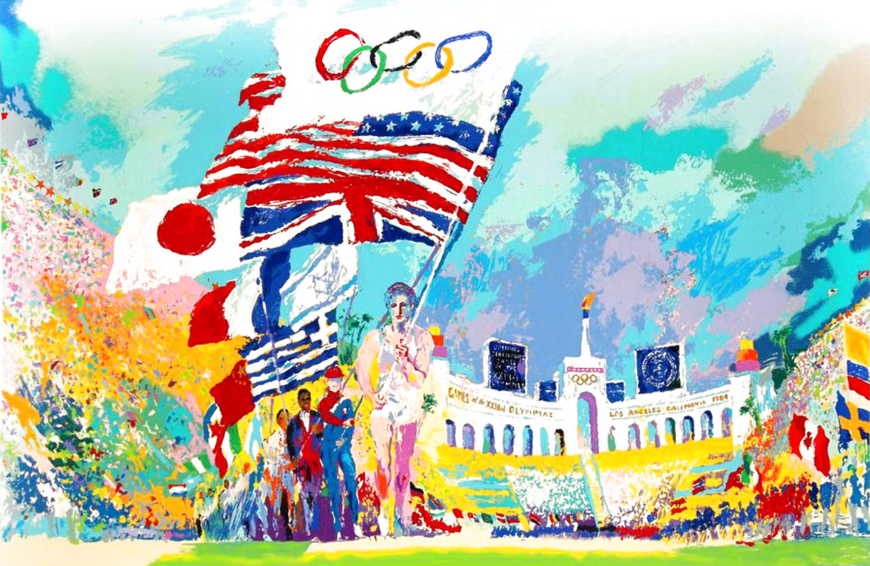 1984 Olympics Opening Ceremony 1984 - Huge Limited Edition Print by LeRoy Neiman
