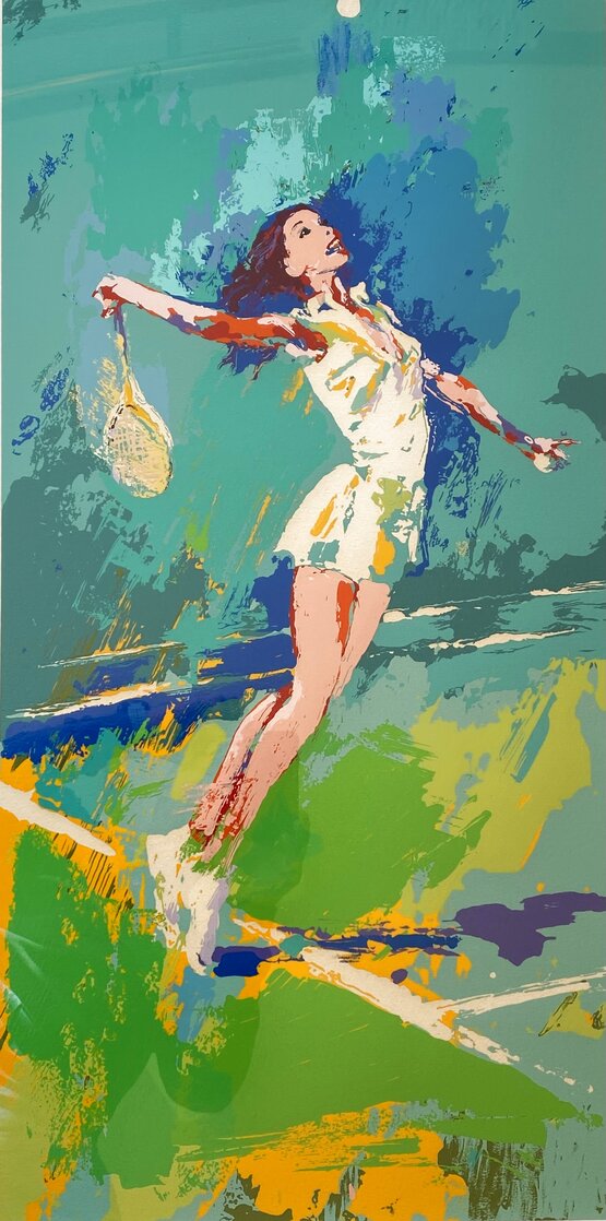 Sweet Serve 1980 - Huge Limited Edition Print by LeRoy Neiman Sweet Serve 1980 - Huge Limited Edition Print by LeRoy Neiman
