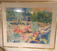 Bethesda Fountain - Central Park PP 1989 - Huge Limited Edition Print by LeRoy Neiman - 1 Bethesda Fountain - Central Park PP 1989 - Huge Limited Edition Print by LeRoy Neiman - 1
