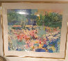 Bethesda Fountain - Central Park PP 1989 - Huge - New York, NYC Limited Edition Print by LeRoy Neiman - 1